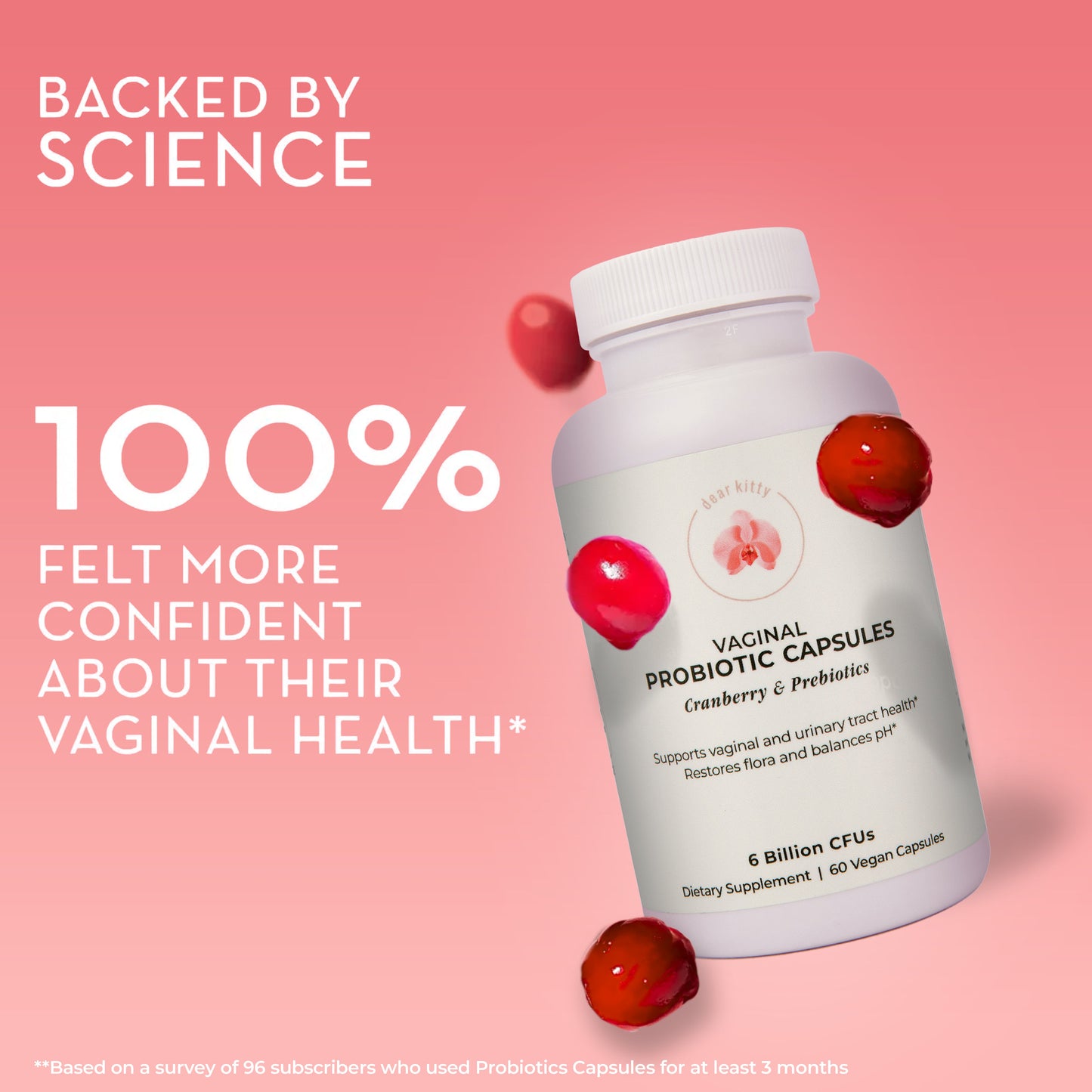 Vaginal Probiotic Capsules for UTI care | Cranberry extract