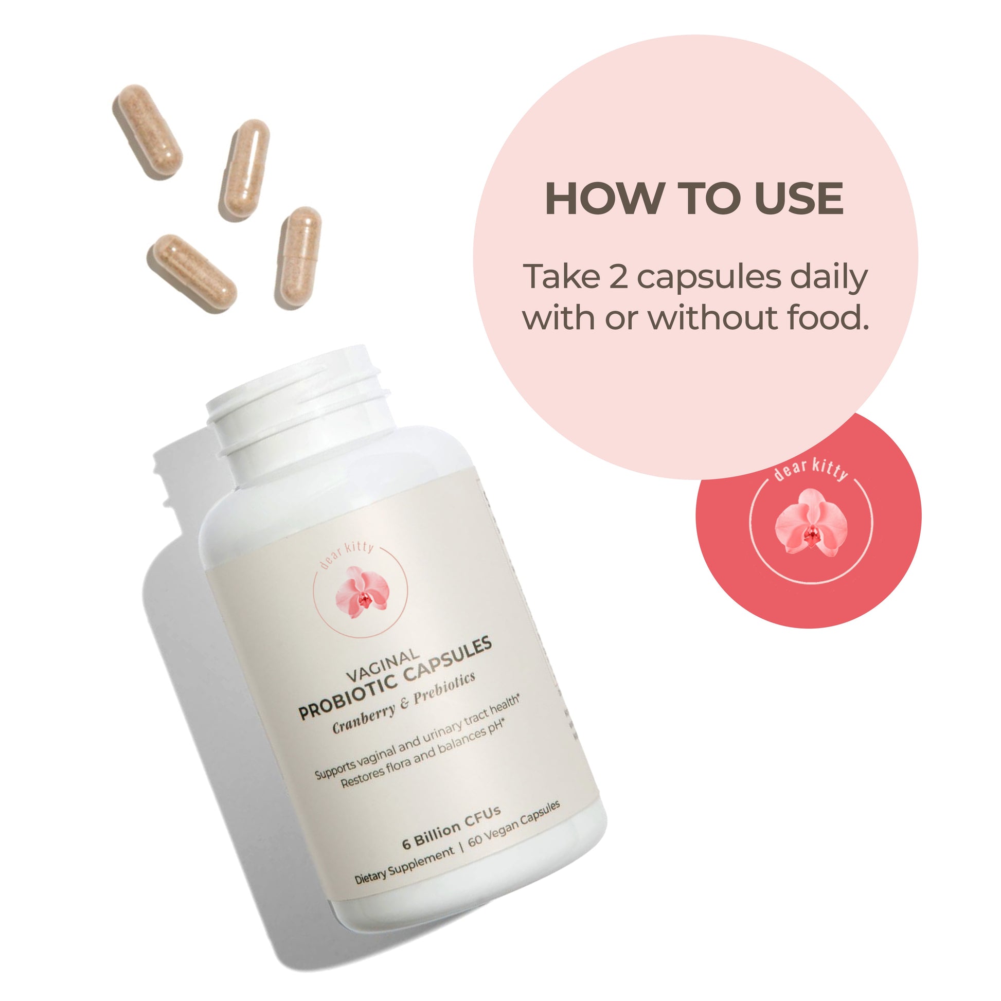 Vaginal Probiotic Capsules for UTI care | Cranberry extract
