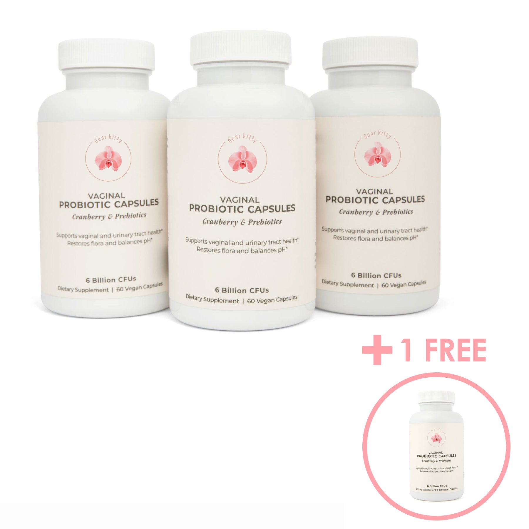 Vaginal Probiotic Capsules for UTI care | Cranberry extract